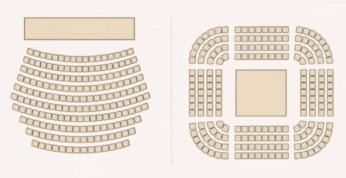 客席配置の違い